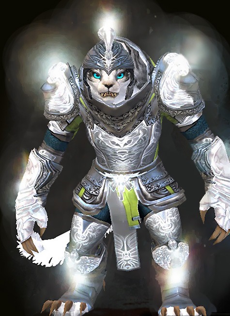 Guild Wars 2 Charr Heavy Female Achievement Rewards Armor Set - Radiant