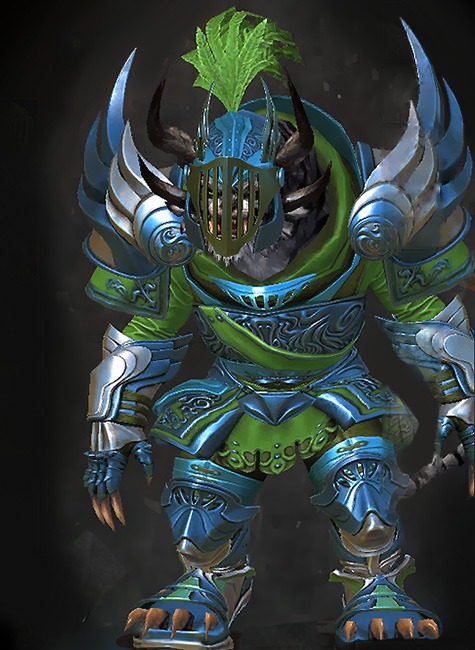 Guild Wars 2 Charr Heavy Male Birthday Armor Set - Luminous