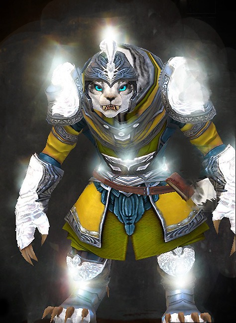 Female Achievement Rewards - Radiant Guild Wars 2 Charr Light Female Achievement Rewards Armor Set - Radiant