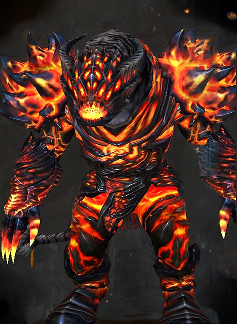 Male Achievement Rewards - Hellfire Guild Wars 2 Charr Light Male Achievement Rewards Armor Set - Hellfire
