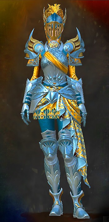 Guild Wars 2 Human Heavy Female Birthday Armor Set - Luminous
