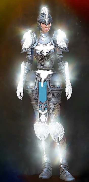 Guild Wars 2 Human Heavy Female Achievement Rewards Armor Set - Radiant
