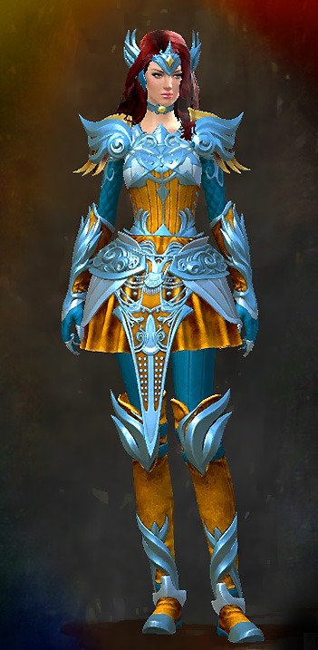 Guild Wars 2 Human Light Female Birthday Armor Set - Luminous