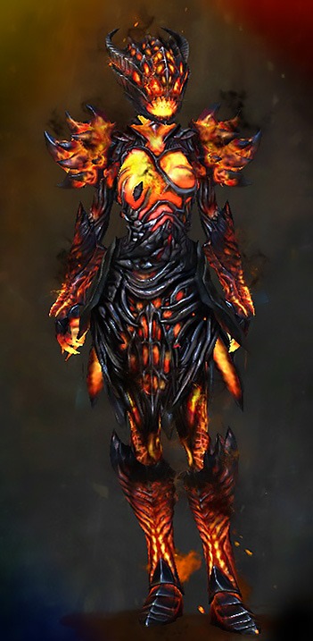 Female Achievement Rewards - Hellfire Guild Wars 2 Human Medium Female Achievement Rewards Armor Set - Hellfire